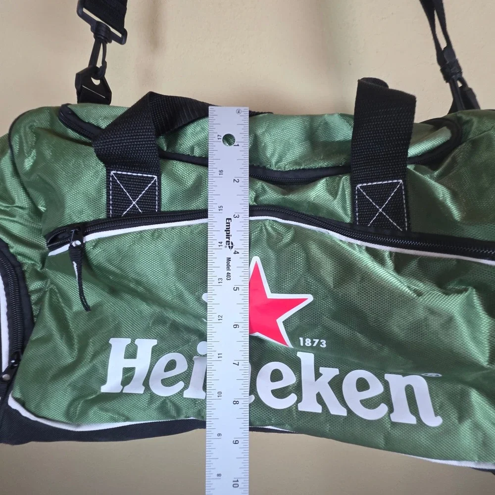 Heineken Green Red Star Duffle Bag‎ Travel Gym Sport Bag nylon lightweig RAREht